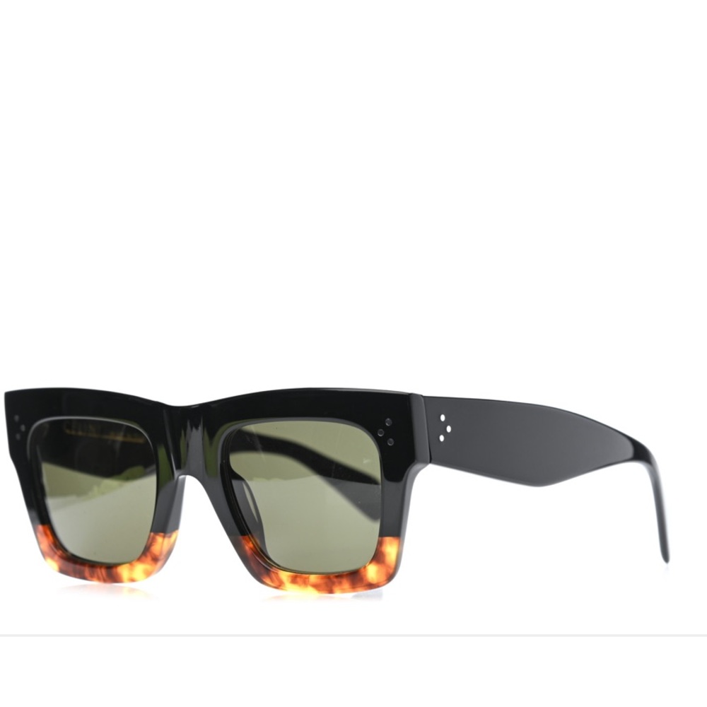 Celine CL 41054/S Sunglasses. Black/Tortoise combo.